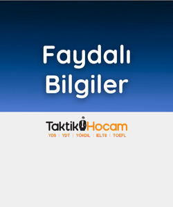 Faydalı Bilgiler